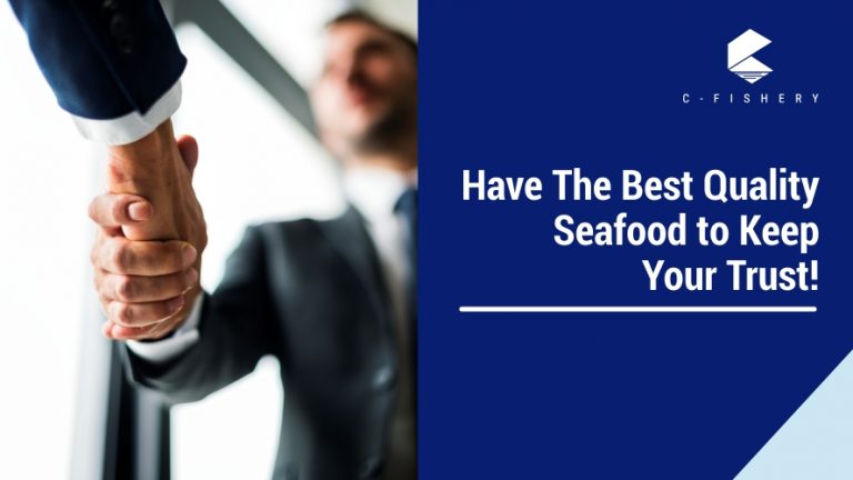 Have The Best Quality Seafood to Keep Your Trust!